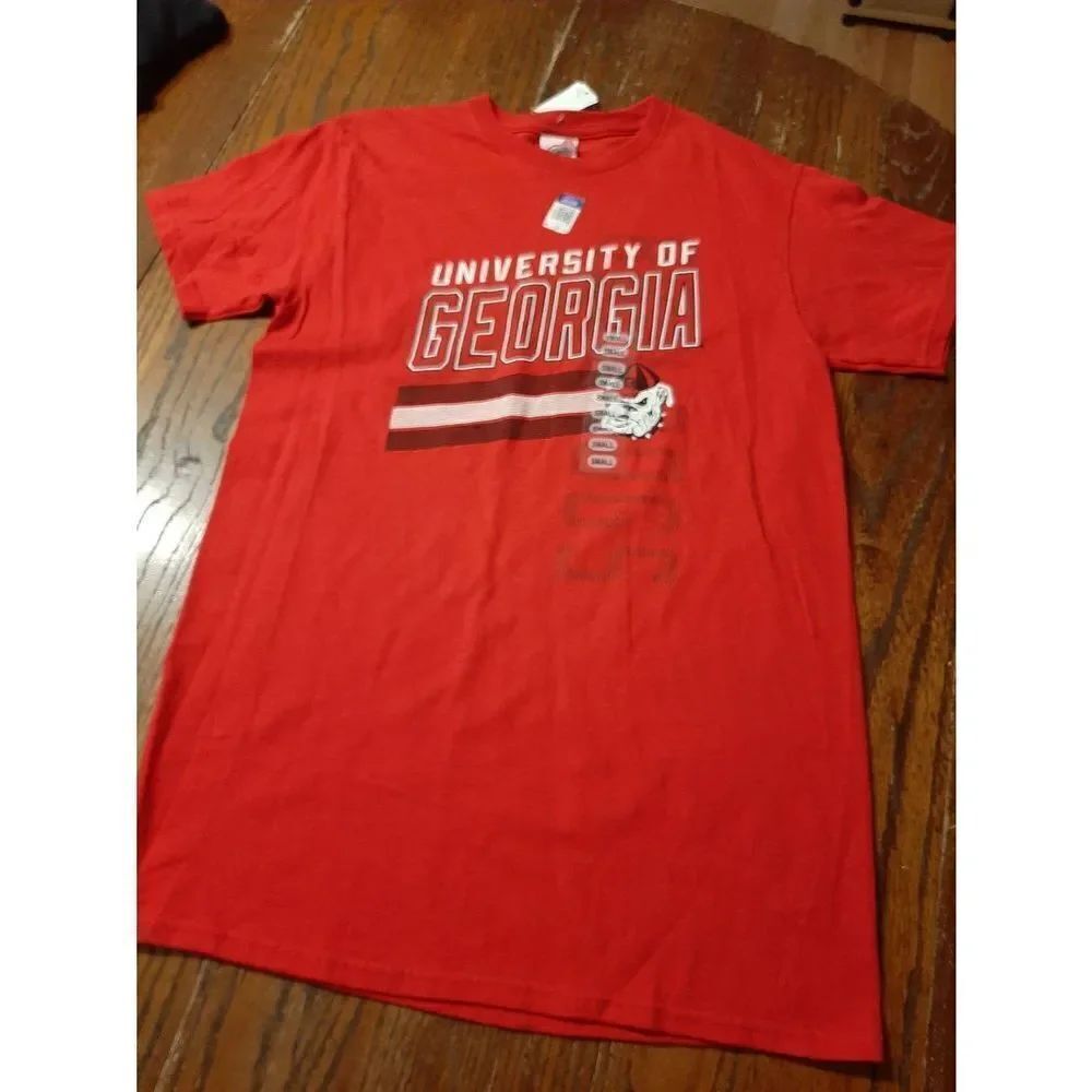 New Small University of Georgia UGA Bulldogs Cotton Short Sleeve Tee T-Shirt NWT